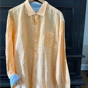 Tommy Bahama Men's Casual Shirt in Light Orange